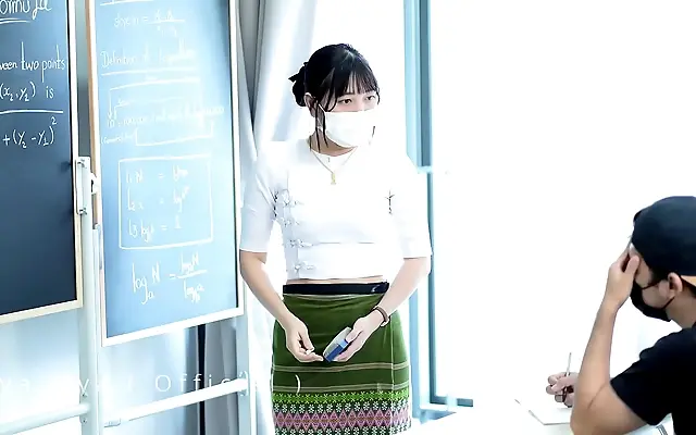 Beautiful Teacher Takes It Doggystyle With Perfect Ass On Display