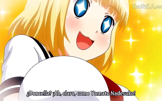 Blonde bombshell lost in steamy anime fantasy