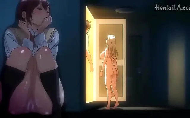Crimson curtains close on a steamy hentai blowjob fantasy unfolding in secret