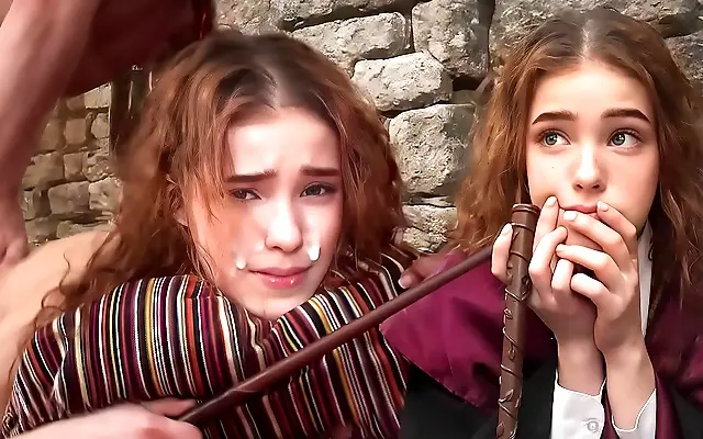 Hermione Struggles With Magic in a Passionate 1 on 1 Session