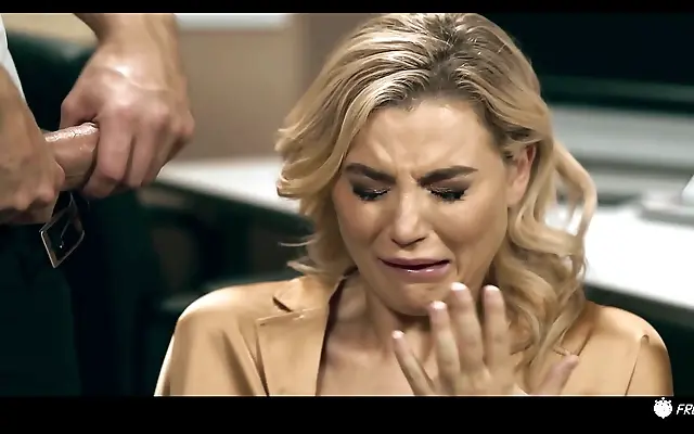 Blonde Vixen Blake Blossom Ravaged by Dan Damage's Ruthless Cock