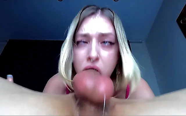 Step Sister Takes a Rough Deepthroat and Swallows the Huge Load