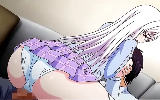 Busty Anime Temptress Teases Passion in a Sultry Animated Fantasy Escape