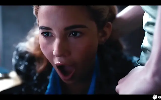 Detective Agatha Vega gets face fucked and cum swallowed in frozen time