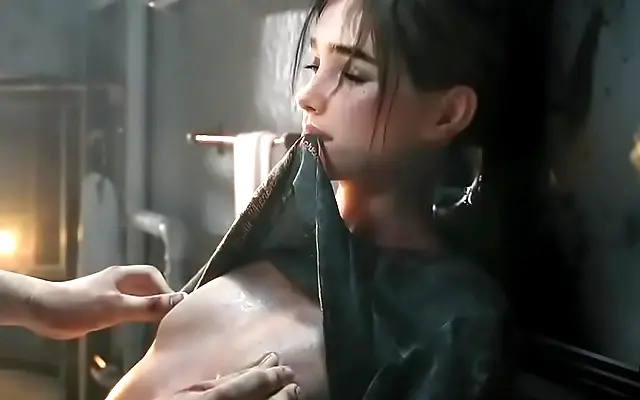 Ellie's steamy 3D creampie ride in slow deep missionary passion