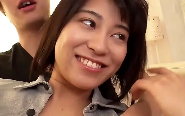 Sunlight spills through sheer curtains as Ema Kato takes creampie after creampie