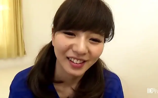 Dim Classroom Encounter Shaved Japanese Teen Teases Teacher with Blowjob and Creampie
