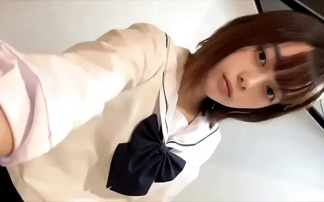 Alone in the kitchen Japanese housewife's secret self pleasure session