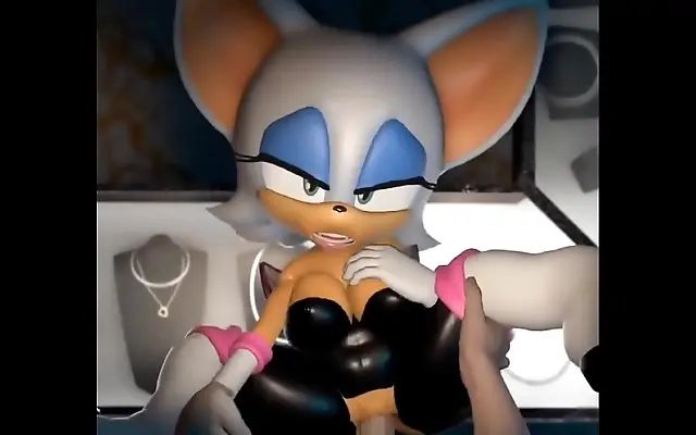 真实 荡生活 久久综合 Rouge the Bat Loses Control in a Deep POV creampie Ride