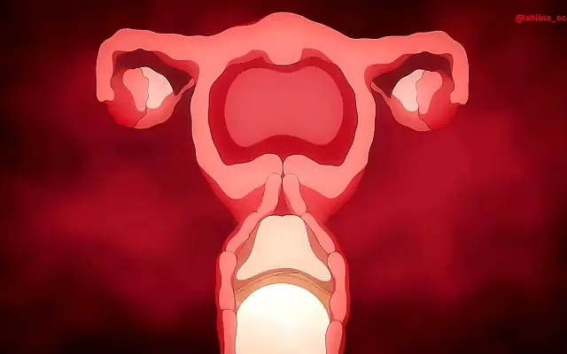 Bathroom slime seduction with cum dripping hentai ecstasy