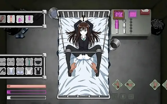 Toys and cum in Shibuya Rin's hentai game heaven