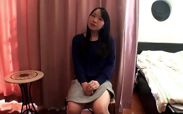 Japanese Milf in Fishnets Rides Big Cock Hardcore