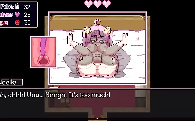 av+ 尤物 无码A片 Noelle's steamy pixel art adventure with big tits and wild oral fun