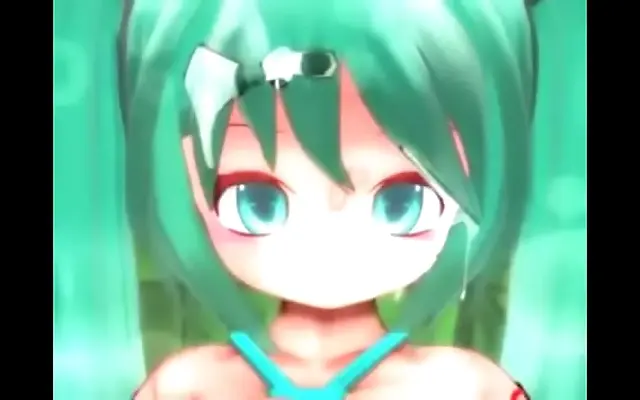 Electric Miku Rides Hard in All Positions with Big Tits Blowjob Fury