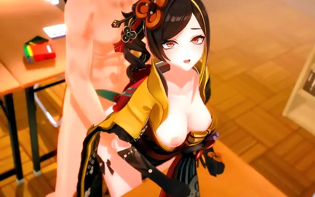 Doggystyle Ecstasy with Anime Goddess Kanzaki