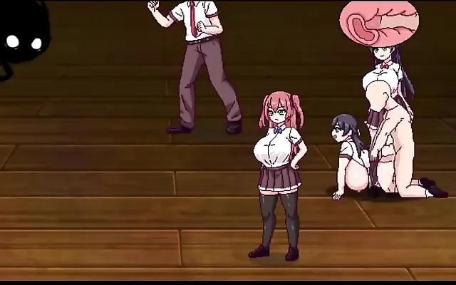 Sensual Sorcery in the Haunted Halls Creampie Threesome Bliss