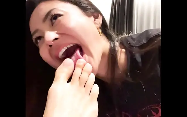 Sexy Asian Goddess Rae Lil Black Foot Worships Then fucks Hard