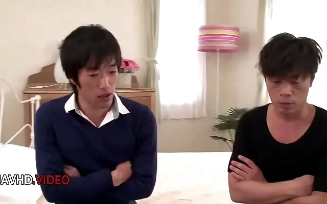 Ruka's Steamy Blowjob Fantasy in a Wild Japanese Threesome Encounter